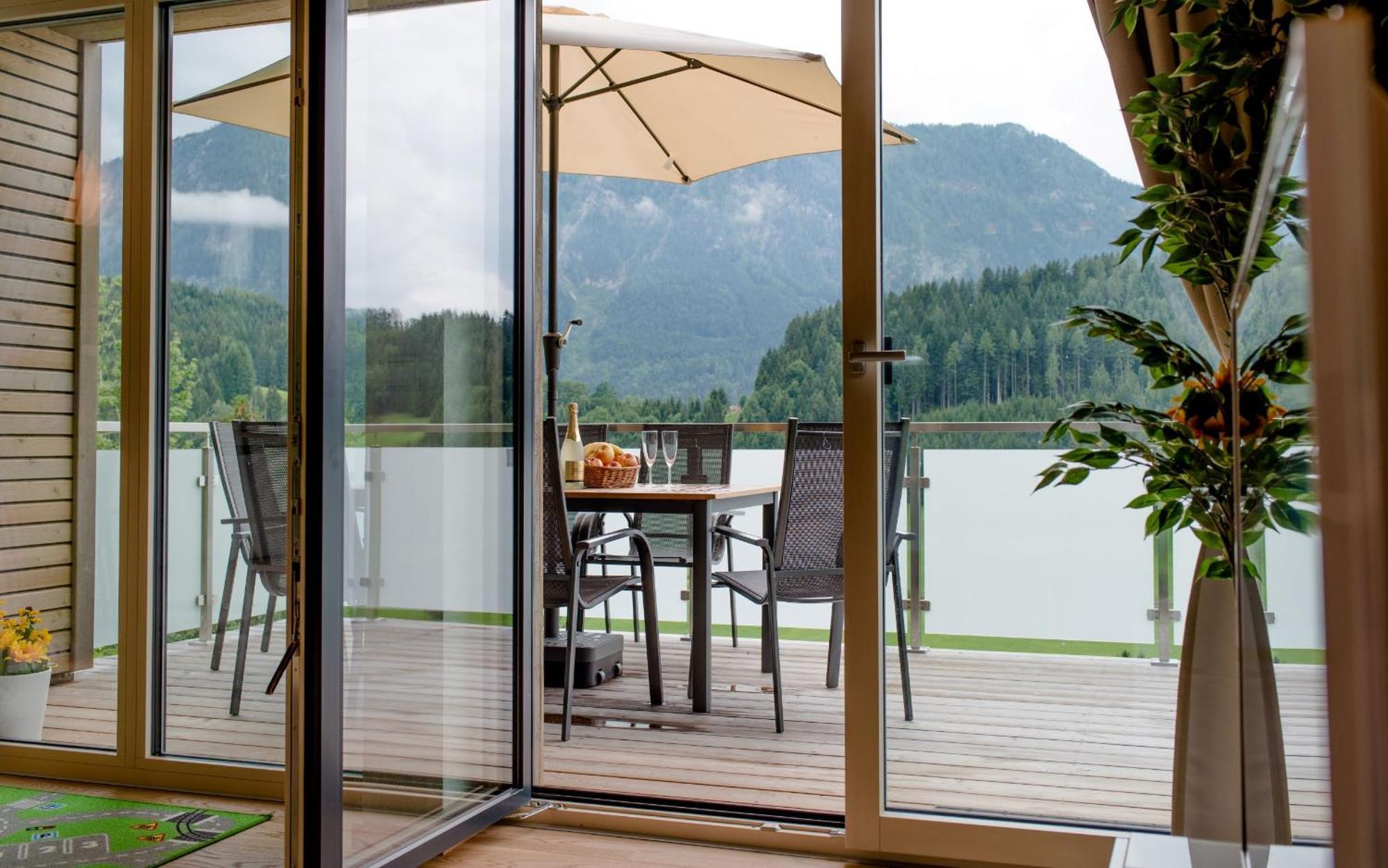 Ferienbungalow Mountain View Wood ชปิทัล อัม เพิร์ม ภายนอก รูปภาพ